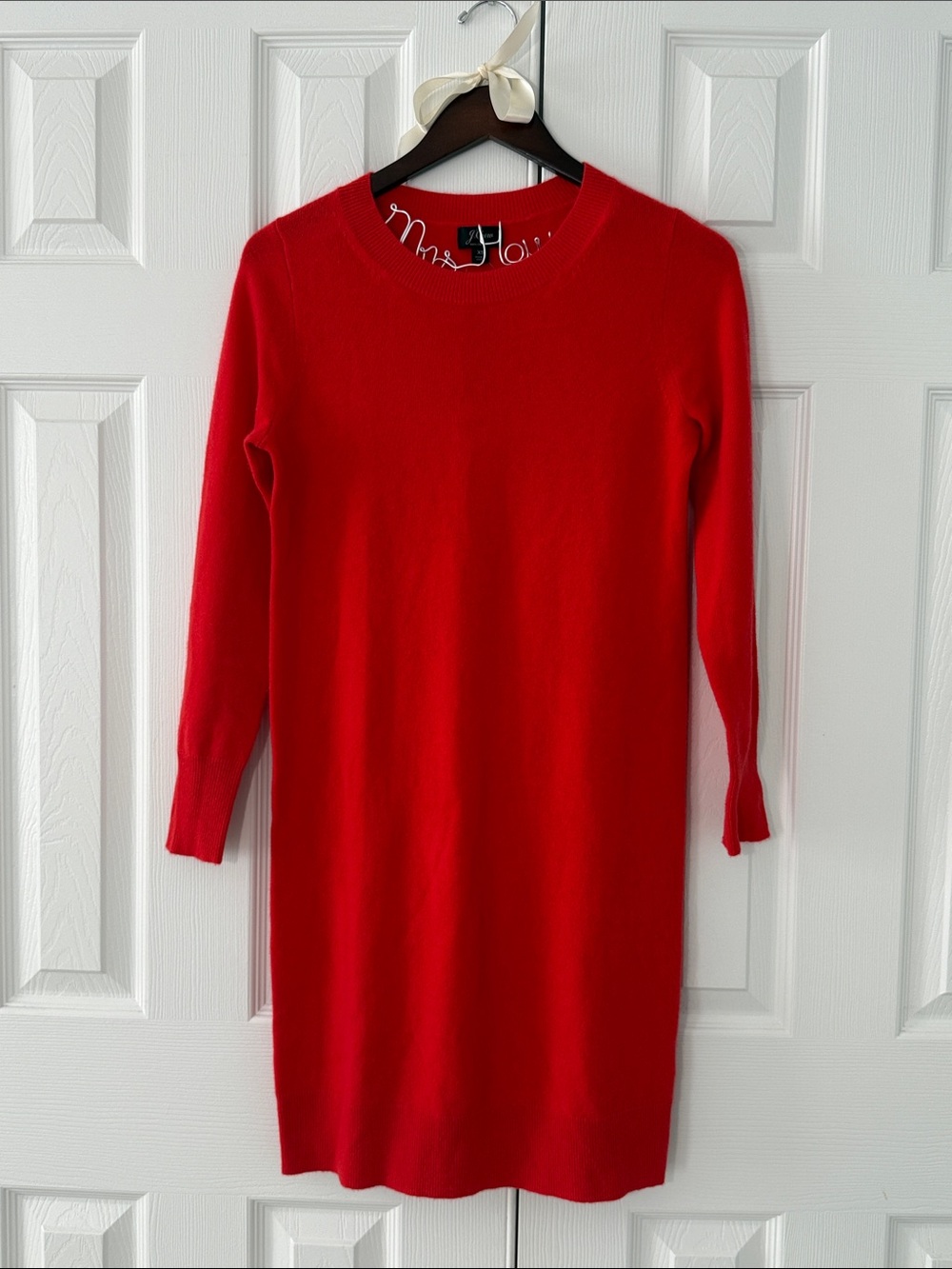 J.Crew Cashmere Sweater Dress Sz XS Holiday Party Christmas Classic Preppy